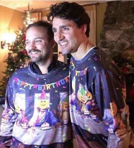 Picture of Trudeau wearing blasphemous t-shirt